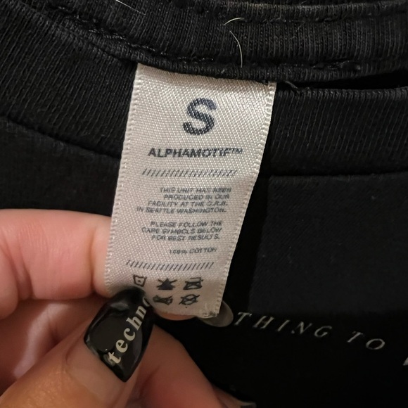 Black Graphic T-Shirt for Men - Picture 5 of 5